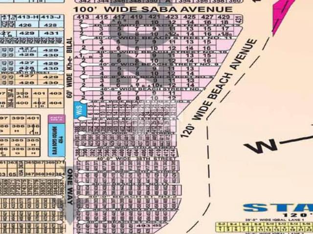 1000 Yards Plot For Sale West Open Beach Streets 11
