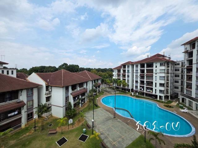 100 FULL LOAN Lakes CONDO For Sale at Pangsapuri TASIK Kota Kemuning