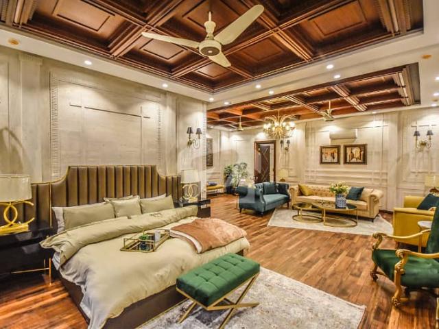 100% Original 2 Kanal Brand New Luxury Ultra Modern Design Most Beautiful Full Basement Fully Furnished Swimming Pool Bungalow For Sale At Prime Location Of Dha Lahore
