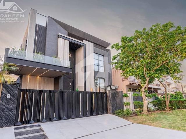 1 kanal brand new ultra modern fully furnished luxury bungalow with basement plus mini pool for sale in dha phase 6 near to tim hortons