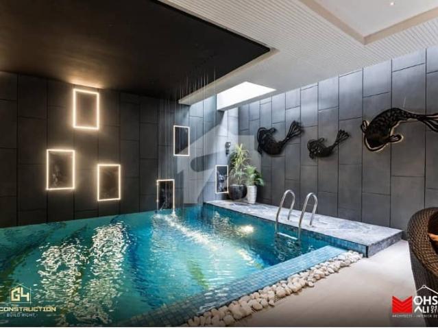 100% Original Deal | DHA Phase 6 | 1 Kanal Brand New Ultramodern Luxury Bungalow | Architect: Mazhar Munir | Holizin Home Furniture | Top Notch Construction | Imported Tiles Architect World & Mona Lisa | Fully Furnished | Swimming Pool | 15 KV Solar System Installed | Hot Location Near Park & Mosque