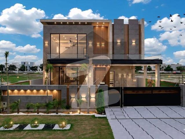 100 % Original Deal One Kanal Brand New Asad Afzal Designed Luxurious Bungalow Available For Sale With Basement Near To Park Very Reasonable Deal