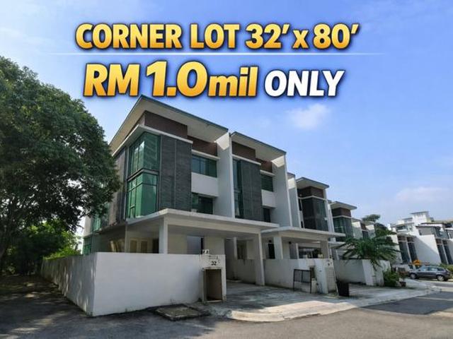 100 LOAN3Storey CORNER Cyberjaya FREEHOLD Landed House 3000sf