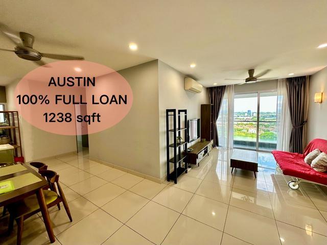 100 Loan Corner Fully Furnished Aurora Residence Puchong Prima Nr LRT