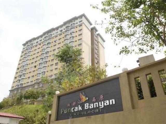 100 Loan PFurnish PUNCAK BANYAN Condo 806sf3R2B1CP Cheras