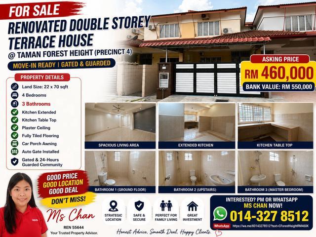 100 LoanRenovated Double Storey House For Sale Forest Height
