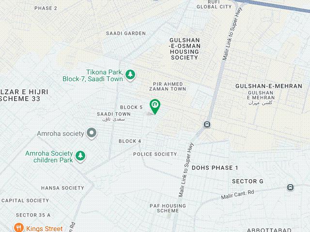 100 Sq Yard Commercial Plot Available For Sale In Pir Ahmed Zaman Block 1 Scheme 33