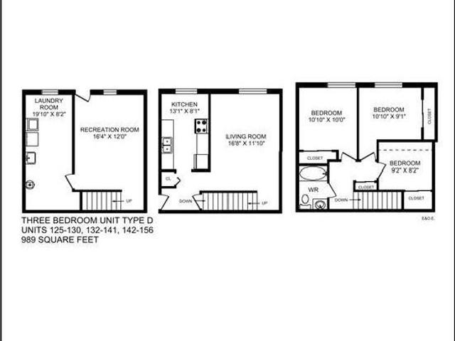 100 Rideau Street 3 Bedroom Home for Rent at 100 Rideau St, Oshawa, ON L1J 6P5 McLaughlin