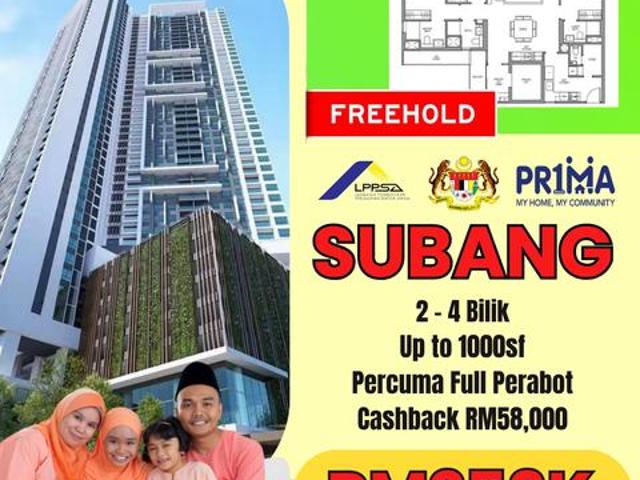 100K Gov Subsidy 2xxk FREEHOLD Nearby HELP Uni Elmina Mall Shops