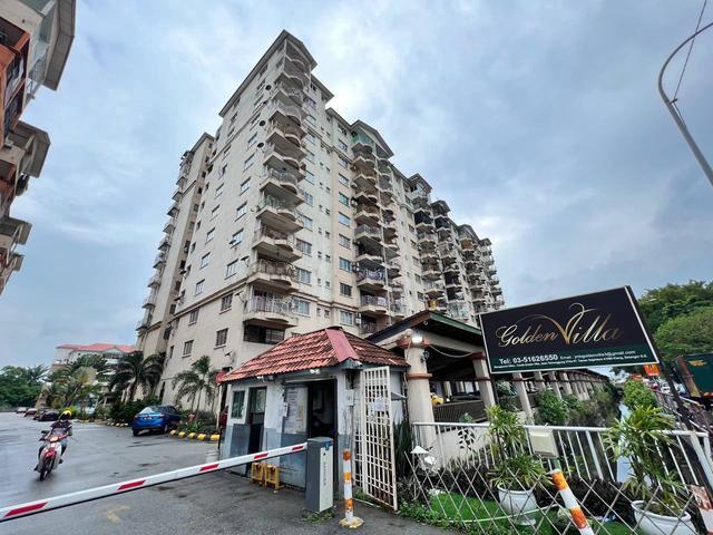100Loan 768sf 3Room2Bath Golden Villa Klang For Sale