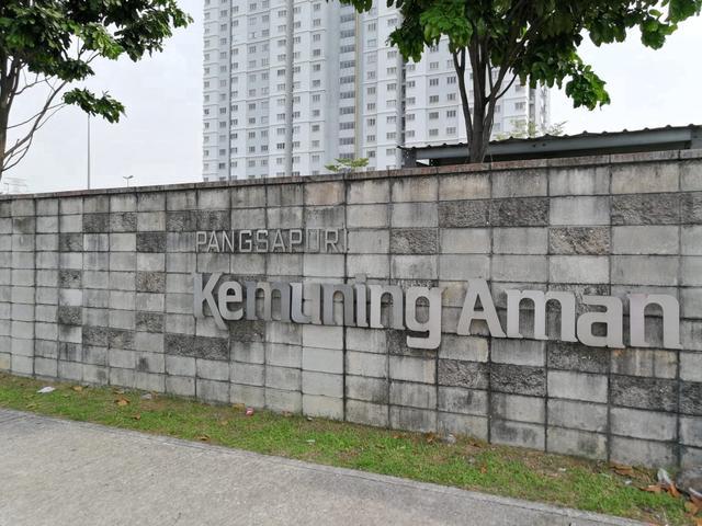 100LOANPangsapuri Kemuning Aman 736sf Shah Alam BELOW MARKET