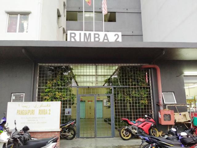 100LOANPangsapuri Rimba 2 Seksyen 16 Shah Alam 750sf BMARKET
