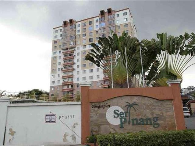 100LOANPangsapuri Seri Pinang 908sf Seri Kembangan BELOW MARKET