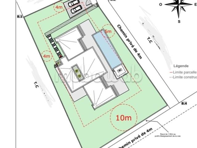 1026 m² titre de la route de Ouarzazate