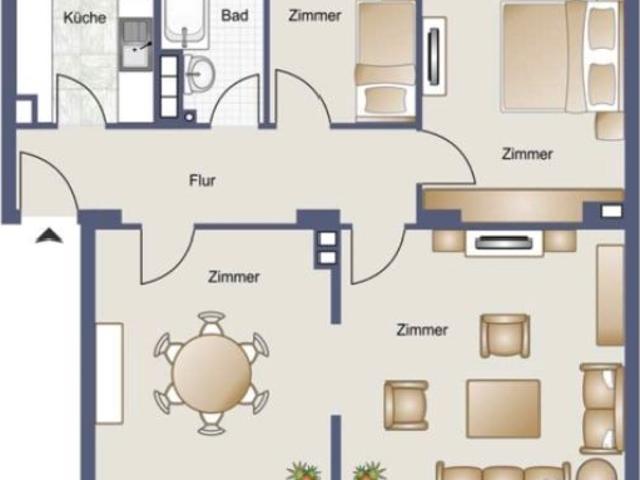 10372 Gepflegte Eigentumswohnung mit Balkon und zusätzlicher Mansarde