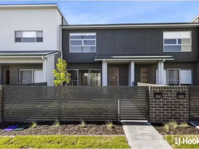 104 Gorman Drive, Googong Townhouse for rent Listed by The Pr.