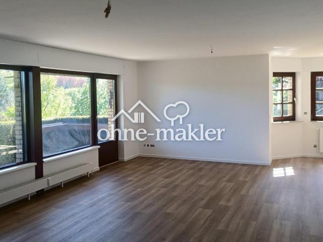 105 m², Südterrasse, Weitblick: frisch renovierte 3 Zimmer Wohnung zentral in Bad Wildungen