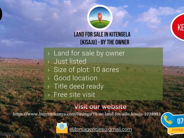 10 acres of land for sale in kitengela kisaju town