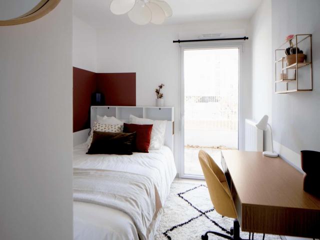 10 m² cocooning bedroom for rent near Lyon