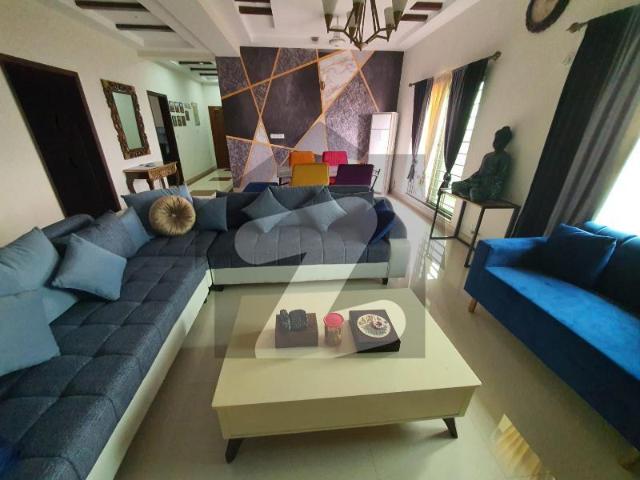 10 marla 3 bed flat full furnished available for rent with gas in askari 11 sector b apartments