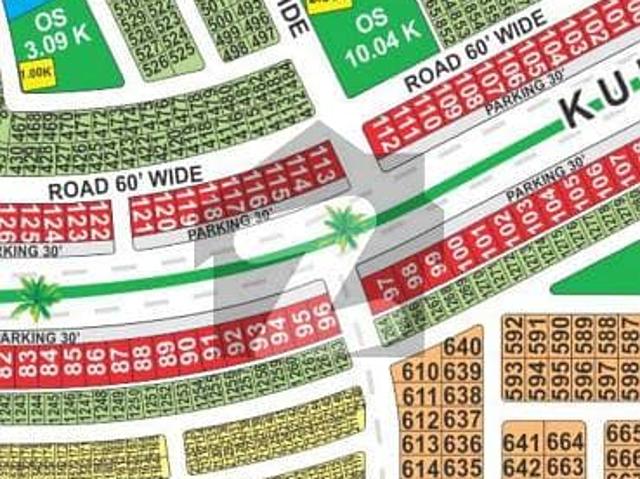 10 Marla BB Block 100 ft Road plus park facing plot for sale