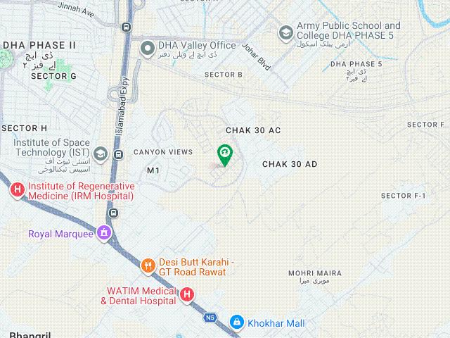 10 Marla Beautiful Location Plot For Sale Emar DHA Phase 5 Meridian 1