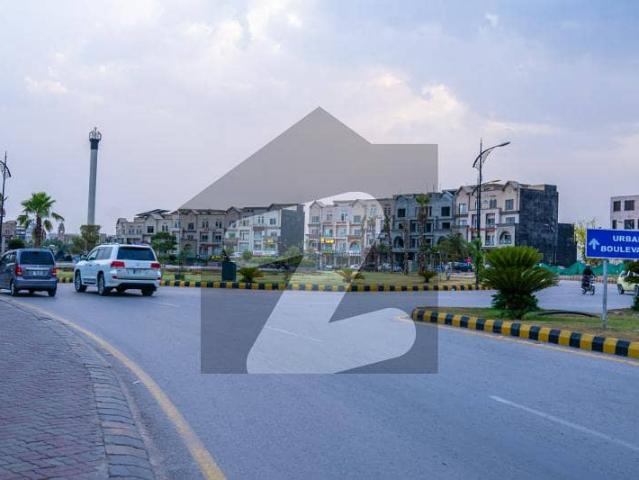10 Marla Best Location Boulevard Solid Land Back Open Plot Available For Sale In Sector M Bahria Enclave