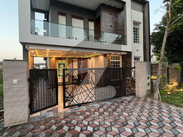 10 Marla Brand New Designer House With 8 Marla Extra Land Lawn For Sale In OverSeas 2 Phase 8 Bahria Town