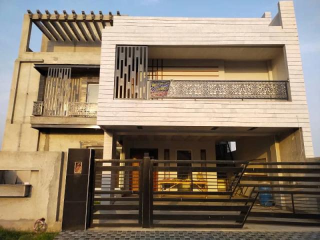 10 Marla Brand New House For Sale Abdullah Garden Society Boundary Wall Near Canal Road Faisalabad Canal Road ID 91562