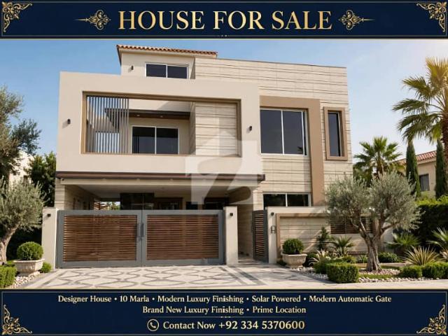 10 Marla Brand New House For Sale Topcity1 Islamabad Visit Anytime