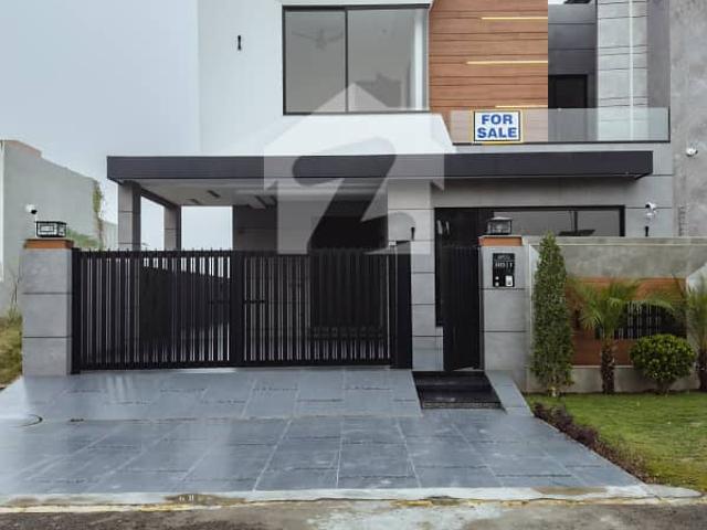 10 Marla Brand New Modern Designer House for Sale in DHA Phase 7 Y Block