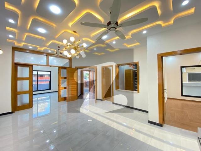 10 marla brand new ultra luxury modern designer house for sale proper double unit double storey very good most prime location near to all facilities available bahria greens overseas enclave