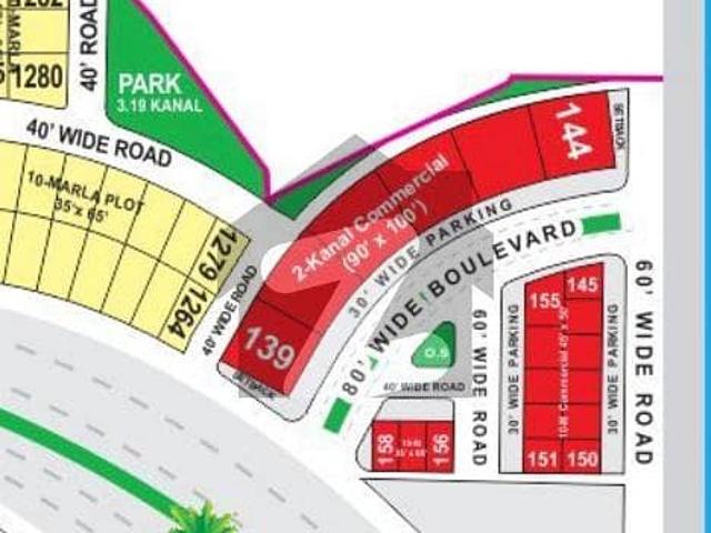 10 marla commercial plot tauheed block bahria town