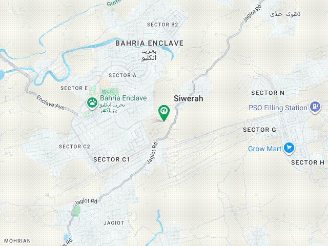 10 Marla Corner Park Face Plot for Sale in C1 Bahria Enclave Prime Location