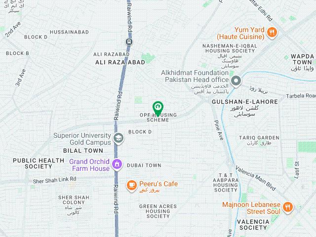 10 marla corner plot available for sale with facing park in opf hosing scheme block g in a vry hot location of lahore
