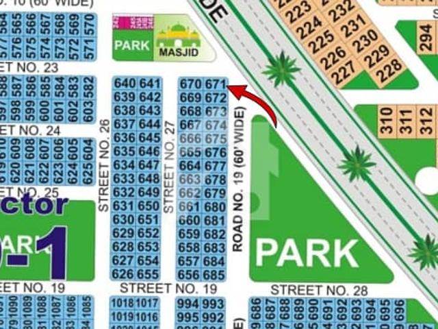 10 Marla Corner Plot For Sale