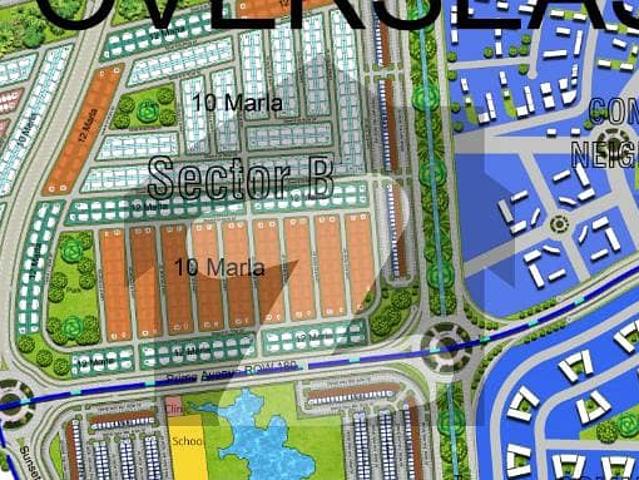 10 Marla Fully Paid, Balloted & Possession able Plot in Capital Smart City Overseas West Phase 2 Near CSC/DHA Interchange
