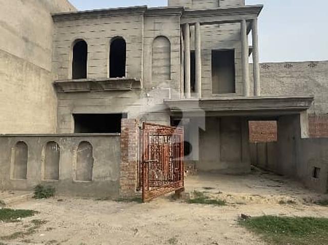 10 Marla Grey Structure House With Basement For Sale On Investors Rate