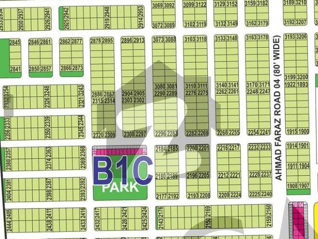 10 Marla Hot Location Plot in b 2 Sector | Plot #. Back to big Park & Main Road