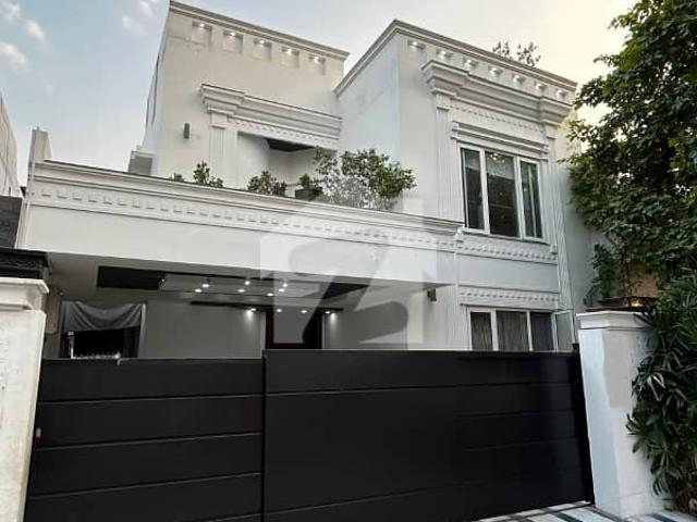 10 marla luxury furnished house with full basement & solar system is available in dha phase 3
