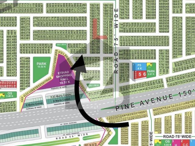 10 Marla Possession Plot | L Block | Back To Commercial Hub | Direct Access To Pine Avenue Road | Prime Location