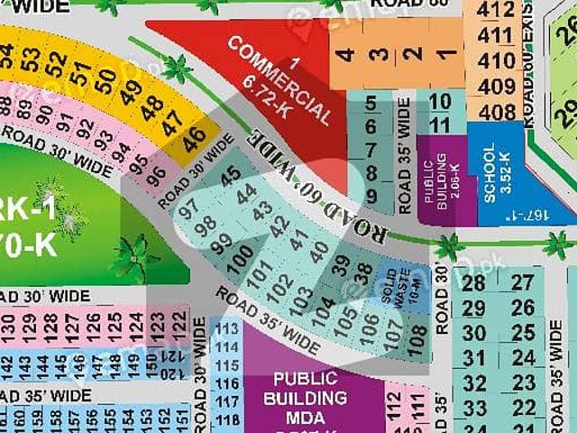 10 marla plot for sale manik block buch villas multan