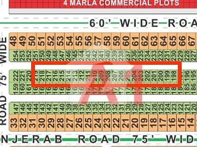 10 Marla Plot For sale A 1 Block Near Ferozpur Road and Business Bay