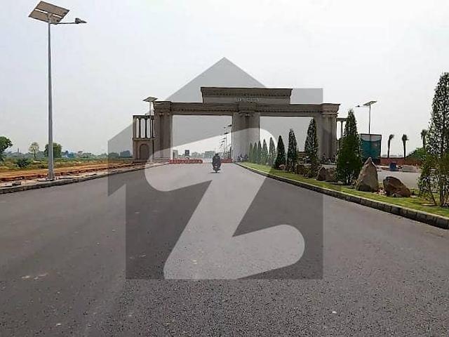 10 Marla Plot 75 Feet Road On Ground Facing Commercial