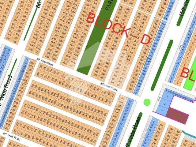 10 Marla Plots For Sale In Central Park Housing Scheme
