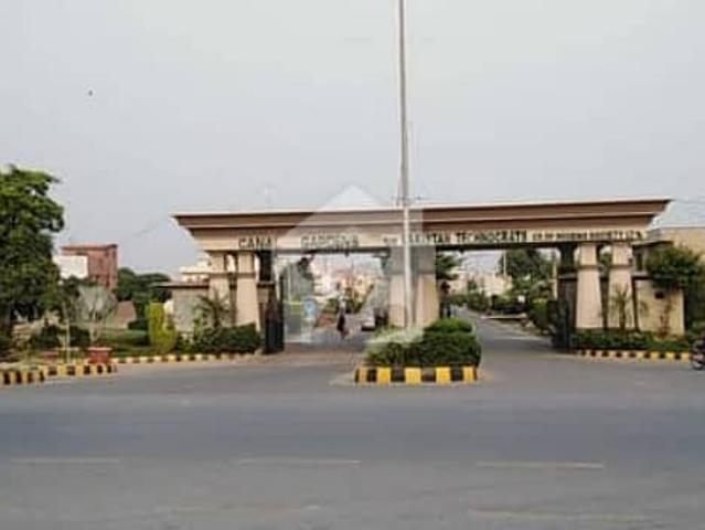 10 marla residential plot for sale in canal garden society