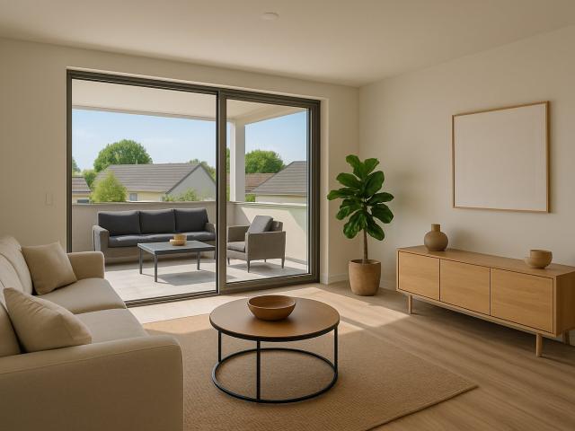 10 min Metz centre, T3 + Terrasse Neuf livré 3 pièces, 67 m²