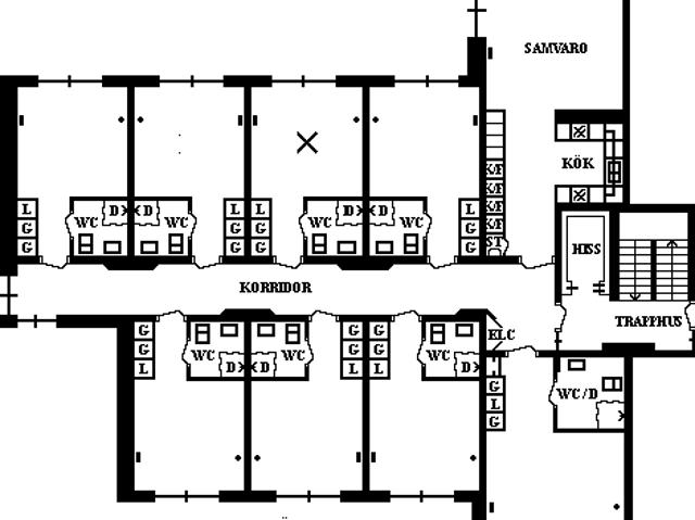 10 rums lägenhet i Umeå 21 m² 3 950 kr