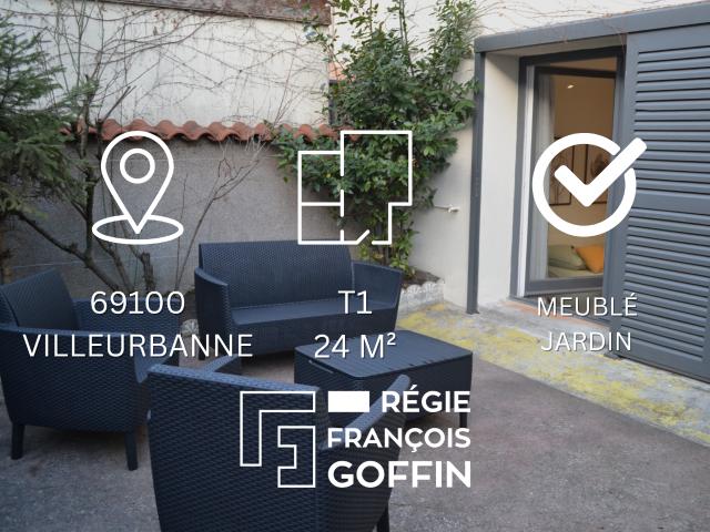 10 rue Marie Antoinette 69100 VILLEURBANNE 24,42 m² meublé