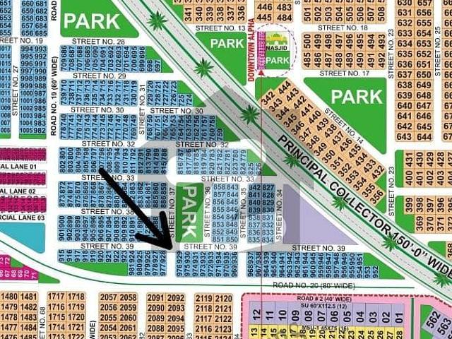 10Marla Sector D Plot Near Park Masjid Available For Sale
